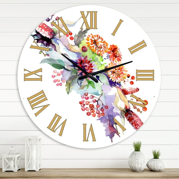 Designart 1 in Traditional Wall Clock