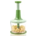 thumbnail image 3 of Mano Presione Ajo Chopper Manual Molino Frutas Frutas Handy Grinder Home Cocinero Cocinero Cocinero Regalos Tajadas Herramientas Suministros Inevent HA059457-00B, 3 of 7