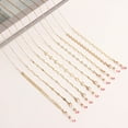 thumbnail image 3 of Non-slip Metal Butterfly Gold Leaves Sunglasses Holder Eyewear Accessories Reading Glasses Lanyard Eyeglass Chains 4, 3 of 8