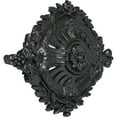 thumbnail image 3 of 35 7/8"W x 22 1/2"H x 4 3/8"P Antonio Ceiling Medallion, Hand-Painted Pewter, 3 of 6