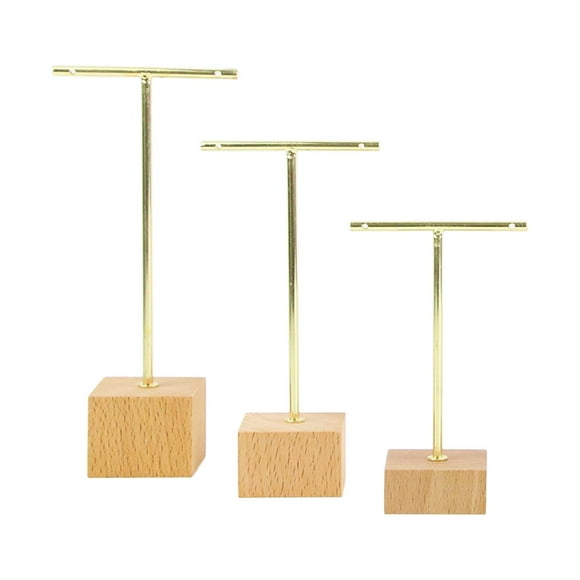 3pcs Metal Jewelry Display Stand Jewelry Organizer Retail Display Stand