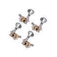 thumbnail image 2 of maskred 4 Pcs 2R 2L Tuners de Machine à Ukulélé Chevilles Guitare Argentée, 2 of 6