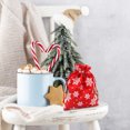 thumbnail image 5 of Gnmfd Christmas Snowflake Gift Bag Linen Candy Bag, Holiday Party Favor Bag for Treats Small Gifts, Seasonal Decorations for Christmas Holiday Party, Tree Ornaments and Gift Wrapping, 5 of 5