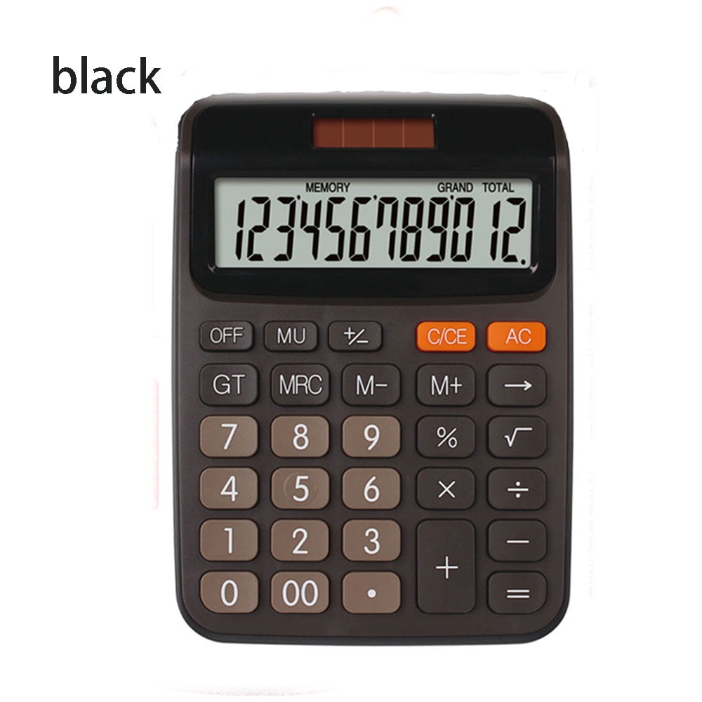 SagaSave Desktop Calculator with 12 Digits Large LCD Display for Office School Adults and Students