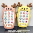 thumbnail image 3 of Interactive Musical Toy Phone for Toddlers 4-6 Years: Educational Learning Tool with Intelligent Realistic Design, Enhances Cognitive Skills & Parent-Child Interaction, Battery Operated Fun Play for, 3 of 6
