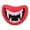 Red 1PCS, variant on Graspable Squeaky Dog Toy Suitable For Aggressive Chewers Red Lipped Dog Teething, 2.36x3.14 inch, Red 1PCS