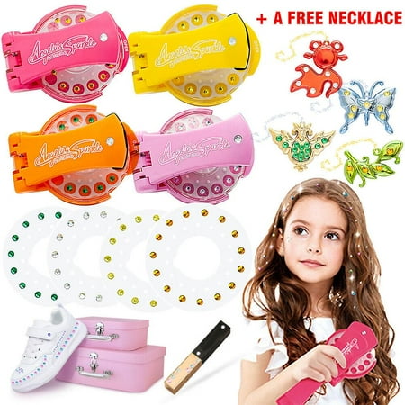 Hair Bedazzler With 360 Pieces Hair Gems/diy Necklace, Bling Hair Gems Machine-Rose Red- | Walmart Canada Hair Bedazzler With 360 Pieces Hair Gems/diy Necklace, Bling Hair Gems Machine-Rose Red- | Walmart Canada