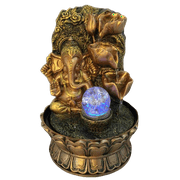 Side Waterfalling Lucky Charm Fountain For Indoor Space