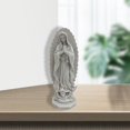 thumbnail image 2 of Catholic Virgin Mary Statue Figure Our Lady Figurine Handmade Collection Religious for Home Hallway Entryway Decoration   grey, 2 of 7