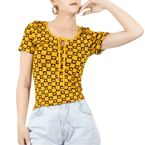 BLUSA DE MUJER COLOR STRETCH CASUAL UNITALLA