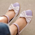 thumbnail image 6 of SACFOF Women's Low Kitten Heel Mary Jane Oxfords Pumps Comfortable Ankle Strap Dress Shoes with Bow, 6 of 6