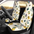 thumbnail image 3 of Haiem Travel Elements Printed Car Seat Covers Set of 2, Universal Fit Car Seat Covers,Protective Seat Covers,Comfortable Car Seat Covers, Easy Installation Seat Covers, 3 of 9