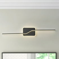 Modern LED Vanity Light Fixture Classic Bathroom Linear Wall Sconce Over the Mirror Black Retro Vanity Lighting