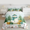 thumbnail image 2 of Castle Fairy Xmas Snowman 2Pcs Bedding Comforter Set for Kids Children Boys Girls,Happy New Year Twin Comforter Sets,Festival Theme Breathable Bedding Set,Ultra Soft Home Decor, 2 of 8