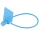 thumbnail image 3 of 100 unidades de etiquetas desechables para cables, coloridas, para identificación, con lazos, antirrobo y con cierre automático (azul), 3 of 11