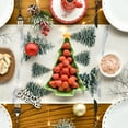 thumbnail image 4 of Sm:)e Watercolor Red Christmas Table Runner 13 x 60 Inch, 4 of 7