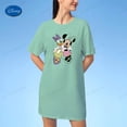 thumbnail image 1 of Women T Shirt Dress Disney Mickey Mouse Print Short Sleeve T-shirt Fashion Woman Blouses 2023 Streetwear Loose y2k Clothes TopsM Gao Jinjia LED, 1 of 2