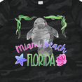 thumbnail image 4 of Inktastic Miami Beach Florida Cute Swimming Manatee Boys or Girls Toddler T-Shirt, 4 of 5