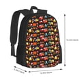thumbnail image 3 of Daiia Construction Truck Backpack for Men and Women -Durable Backpack Large Capacity, Water-Resistant Bag with Adjustable Straps and Laptop Compartment, 3 of 9