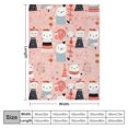 thumbnail image 4 of HENGT Blanket Christmas Snowman Pink Color Xmas for Boy Girl Newborn Toddler Infant Nursery Throw Blankets Double Layer Comfy Soft Plush Stroller Crib Quilt, 4 of 6