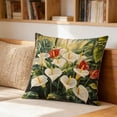 thumbnail image 4 of weibbin Small Fresh Flower Series Pillow Cover for Sofa Living Room, 17.7x17.7 Inches, Multicolor, 4 of 6