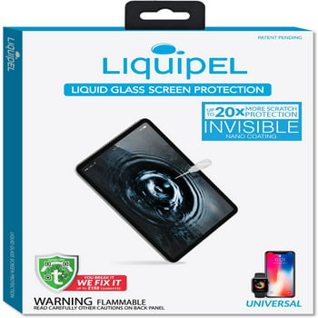 Liquipel –  Liquid Glass Screen Protector – Scratch Resistance, Nano-Shock Technology, Product Guarantee, iPad