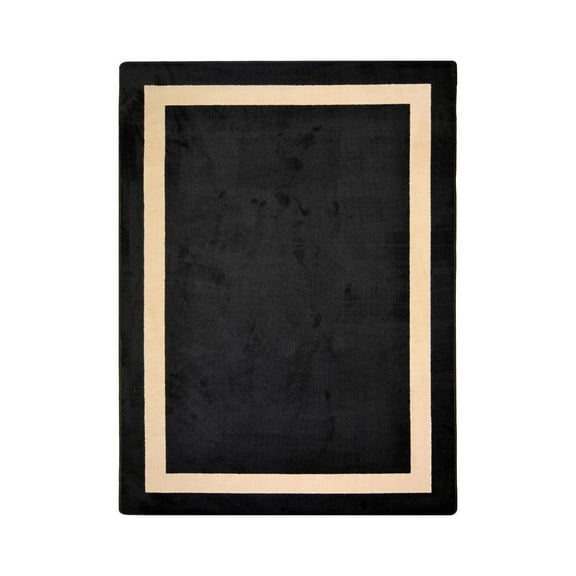 Portrait 5'4" x 7'8" Area Rug In Color Onyx-Color:Onyx,Material:Nylon