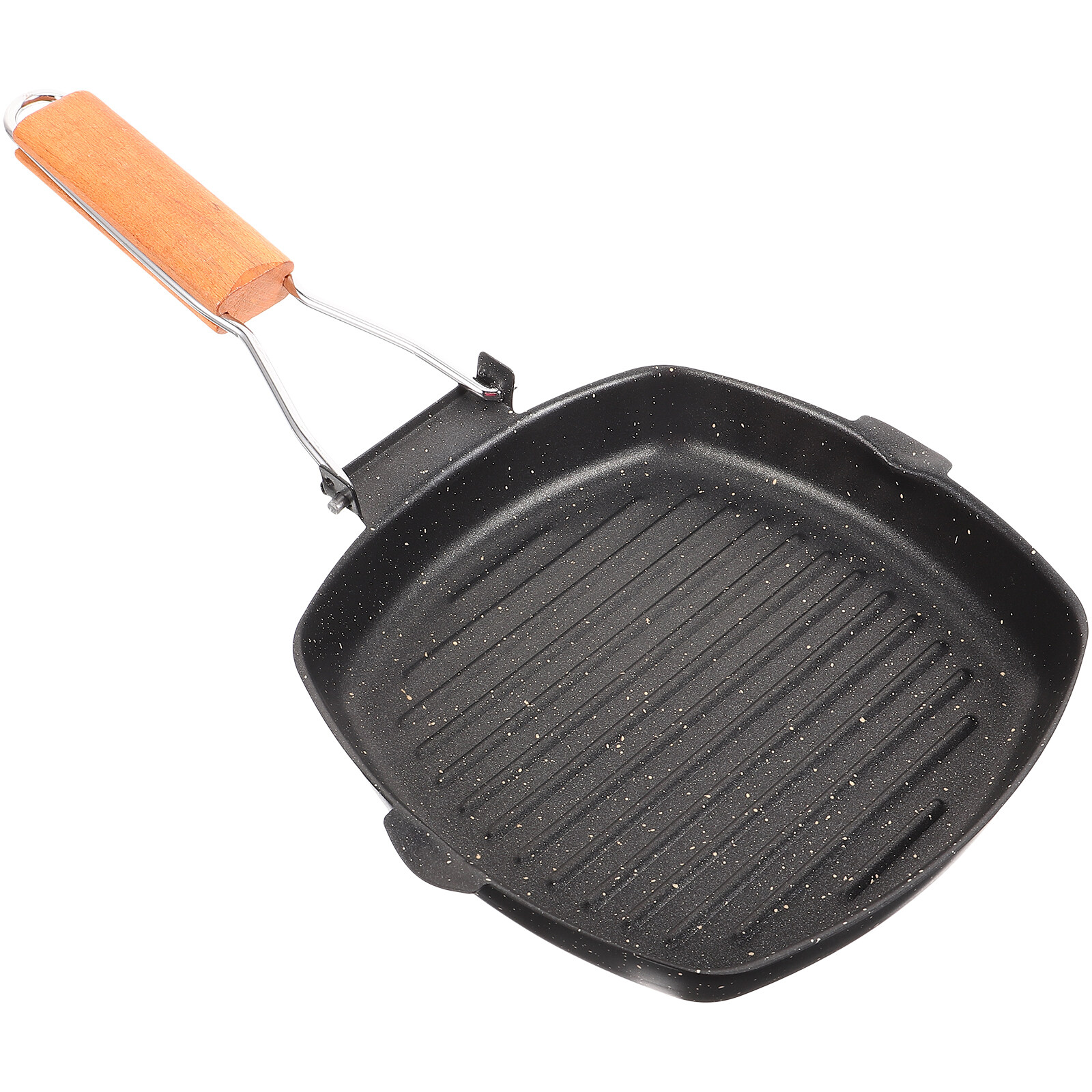 Outdoor Flat Griddle Frying Pan Convenient Handle Frying Pan Kitchen