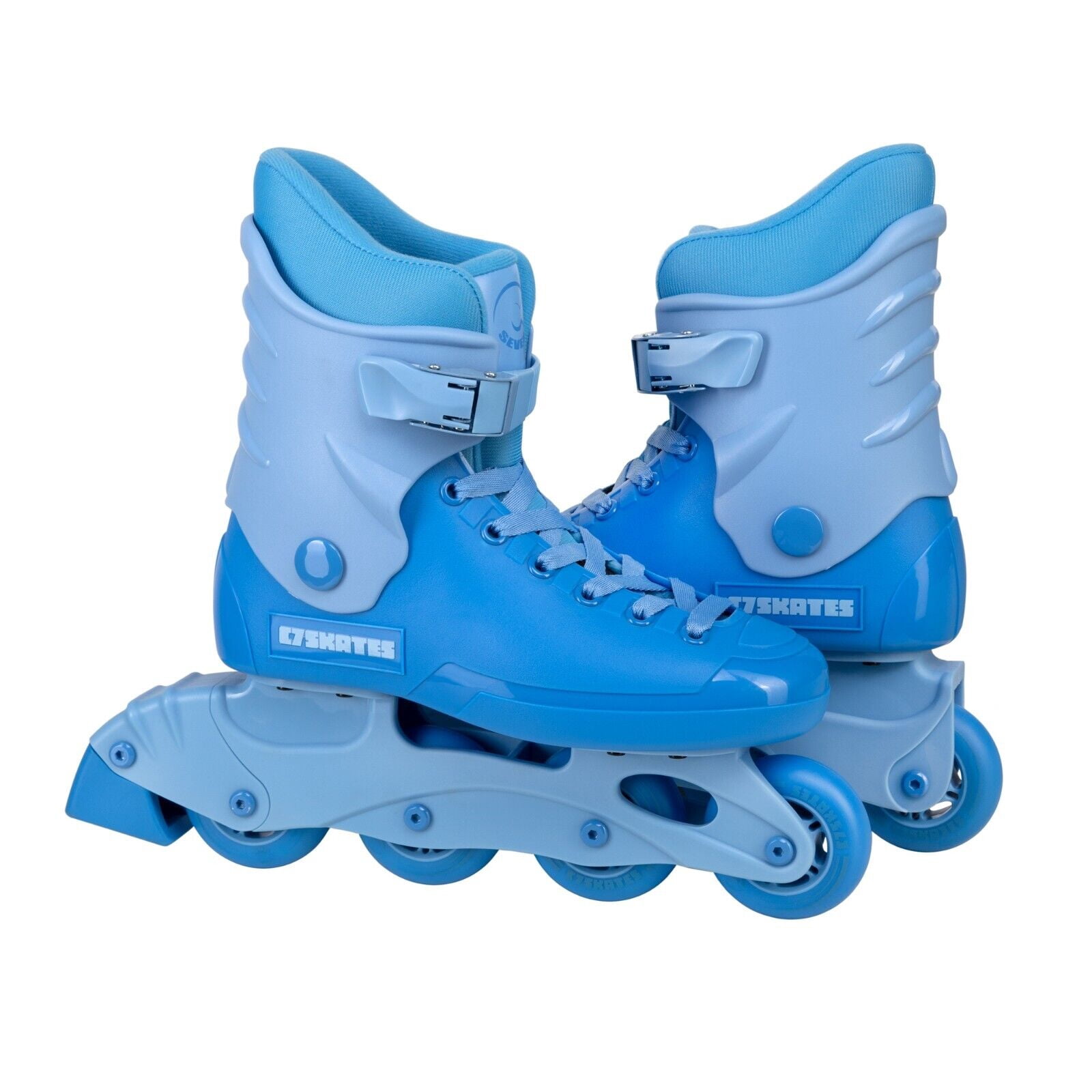 C7skates Blue Haze Nostalgic Adult Inline Skates For Women and Adult, Size 9