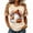 Beige, variant on Vxararl Fall Shirts for Women Halloween Pumpkin Short Sleeve Funny Graphic Shirts Plus Size Ghost Graphic Cute Tees 2026 Funny Halloween Shirts Womens Halloween Shirts Beige L