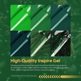 thumbnail image 6 of modelones Gel Nail Polish Kit -6 Colors Green Glitter Gel Polish Set Forest Green Avocado Sparkle Soak Off Gel Nail Kit Manicure DIY Nail Art Salon Home Gift, 6 of 8