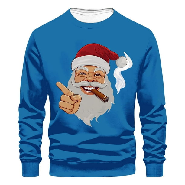 Sudaderas sin capucha para hombre, estilo casual, con estampado de moda, sudadera de manga larga, blusas de manga larga con cuello redondo, camisas, blusas para hombre, poliéster