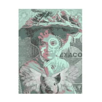 Canvas Wall Art - Dean Russo 'Sweetheart Of The Rodeo' Wall Art for Living Room, Bedroom, or Office Décor by Trademark Fine Art - 35 x 47 Inches