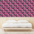 thumbnail image 3 of Ambesonne Pink Floral Peel & Stick Wallpaper for Home, Exotic Style Garden Art, 13"x100", Magenta and Laurel Green, 3 of 5