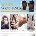 thumbnail image 3 of Guantes sin dedos térmicos y recargables para invierno, 3 of 8