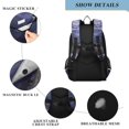 thumbnail image 4 of FORMRS Unisex School Backpack 17" Student Travel Bag with Laptop Compartment, Moonlight Mountain, 4 of 7