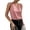 Pink, variant on CHUMUD Womens Satin Tank Tops V Neck Pleated Sleeveless Business Casual Outfit Summer Dressy Work Blouse