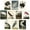 Audubon Birds - Set of 10, variant on Vintage Audubon Birds Collection Set Of 6 Unframed Wall Art Prints Bathroom Bedroom Aesthetic Avocet Heron Ibis Cormorant 12X16 Inch