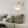 thumbnail image 3 of Esquirla Modern Simple Wall Lamp Sconce Light with Pull Cord Switch Decorative Adjustable White, 3 of 8