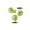 A001- Green, variant on Small Portable Desk Fan Rechargeable Wireless Personal Table Fan 6 Inch Long Lasting Battery Quiet Cooling Fan for Home Office All Ages Dorm Travel Use Green 1 Pack