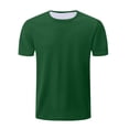 thumbnail image 4 of ZXLBBD Mens T Shirts Short Sleeve Lightweight Workout Shirts for Summer Sporty Running Hiking Solid Color T Shirts for Man Outdoor,Beige,5XL, 4 of 4