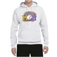 thumbnail image 3 of Baseball Mom Cheetah Glitter Sports Unisex Graphic Hoodie Sweatshirt, White, 3X-Large, 3 of 5