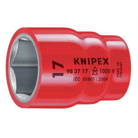 UPC: 0843221006372 | KNIPEX Tools – Hex Socket  3/8   17 mm  1000V Insulated (983717)