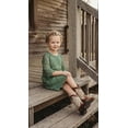 thumbnail image 7 of 2Bunnies Girls' 3T-12Y Boho Country Rustic Lace Scalloped Trim Sleeve Flower Girl Dress, 7 of 7