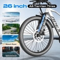 thumbnail image 4 of 750W Electric Bike for Adults, 26" Step-Thru E-Bike, 48V 13Ah Battery, 7-Speed, 4 of 8