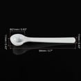 thumbnail image 2 of Micro Spoons 1 Gram Measuring Scoop Plastic Round Bottom Mini Spoon 50Pcs, 2 of 5