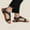 Black, variant on Ichuanyi Sandals for Women Summer Ladies Flat Heel Slippers Sandals Casual Women's Shoes