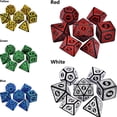 thumbnail image 4 of Ensemble de dés 35/21/7 Pcs Multi-Faces Polyédriques D4 D6 D8 D10 D12 D20 dés pour Jeu de Rôle Table de Jeu Math Table RPG, 4 of 5