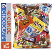 SupplyTiger Bulk Chocolate Bundle of (3lb) Variety Assortment Minis & Fun Size Mix