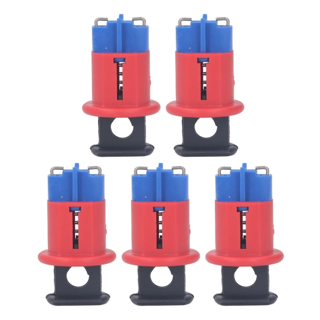 Dispositivo De Bloqueo De Disyuntor De 5 Uds, Pin En Bloqueo De Interruptor De Disyuntor En Miniatura Estándar Para Bloqueo Eléctrico En Miniatura